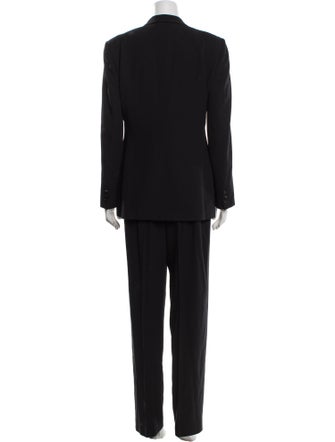 Giorgio Armani Virgin Wool Printed Pantsuit