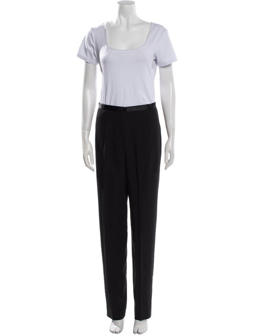 Giorgio Armani Virgin Wool Printed Pantsuit