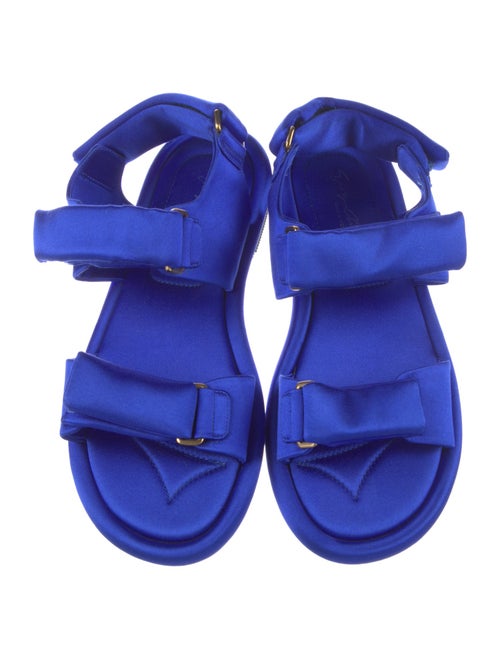 Giorgio Armani Satin Slingback Sandals