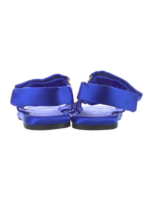 Giorgio Armani Satin Slingback Sandals