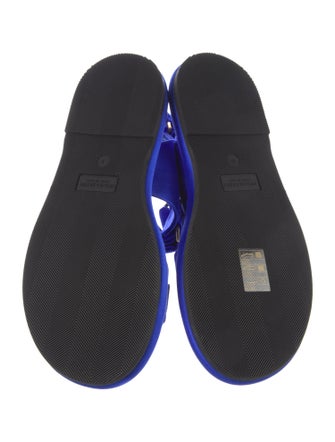 Giorgio Armani Satin Slingback Sandals