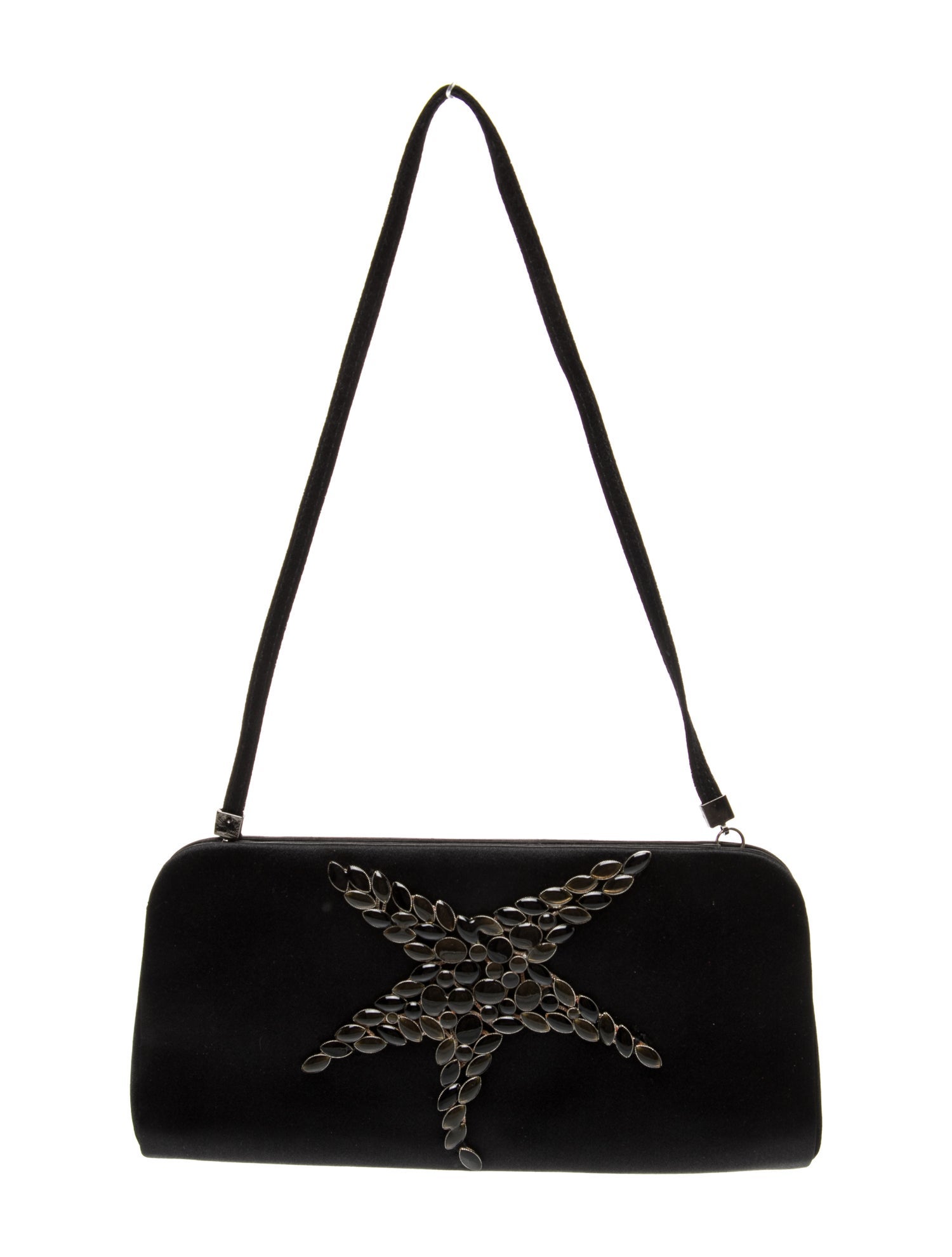 Giorgio Armani Satin Top Handle Bag