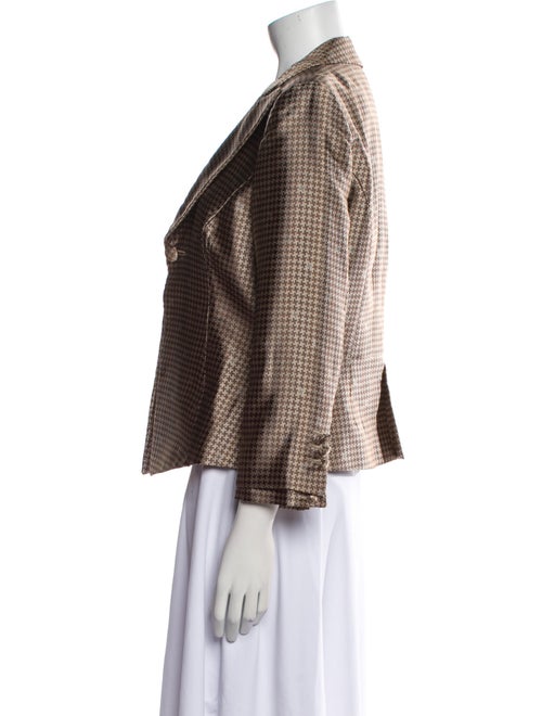 Giorgio Armani Houndstooth Print Blazer