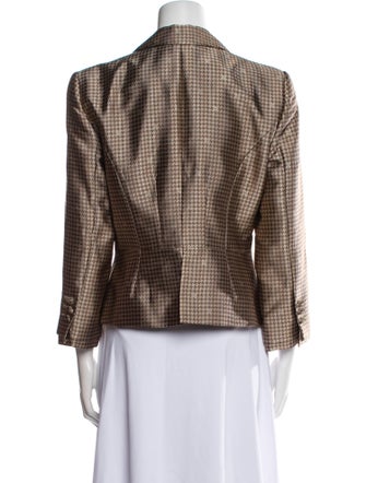 Giorgio Armani Houndstooth Print Blazer
