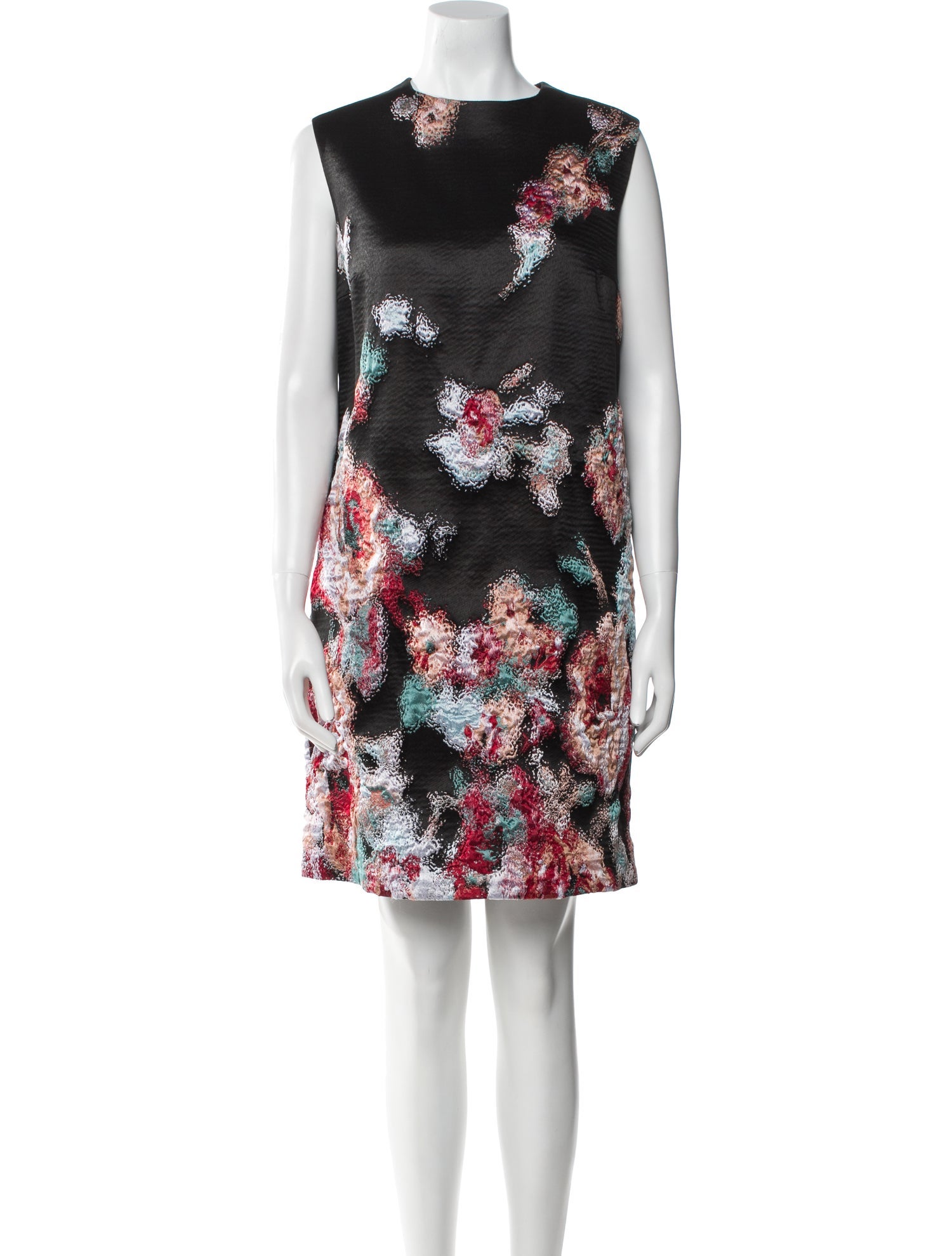Giorgio Armani Floral Print Knee-Length Dress