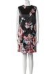 Giorgio Armani Floral Print Knee-Length Dress