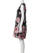 Giorgio Armani Floral Print Knee-Length Dress