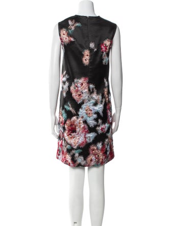 Giorgio Armani Floral Print Knee-Length Dress