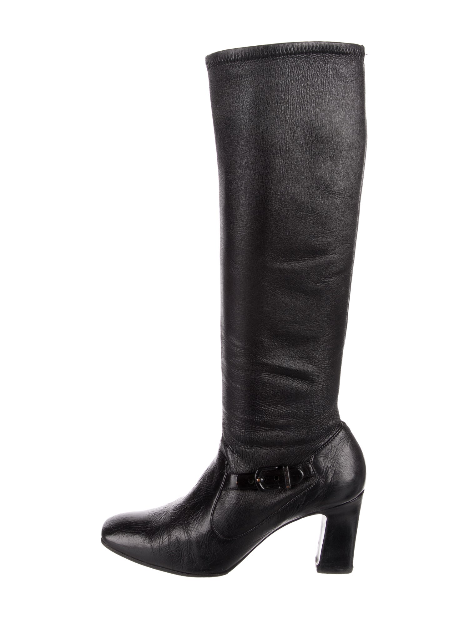 Giorgio Armani Leather Riding Boots