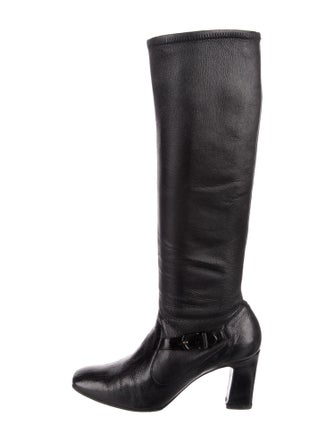 Giorgio Armani Leather Riding Boots