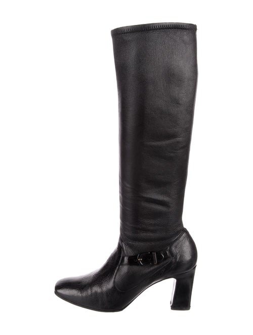 Giorgio Armani Leather Riding Boots