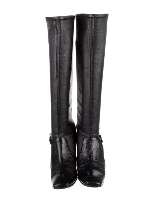Giorgio Armani Leather Riding Boots