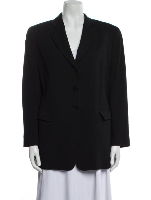 Giorgio Armani Virgin Wool Striped Blazer