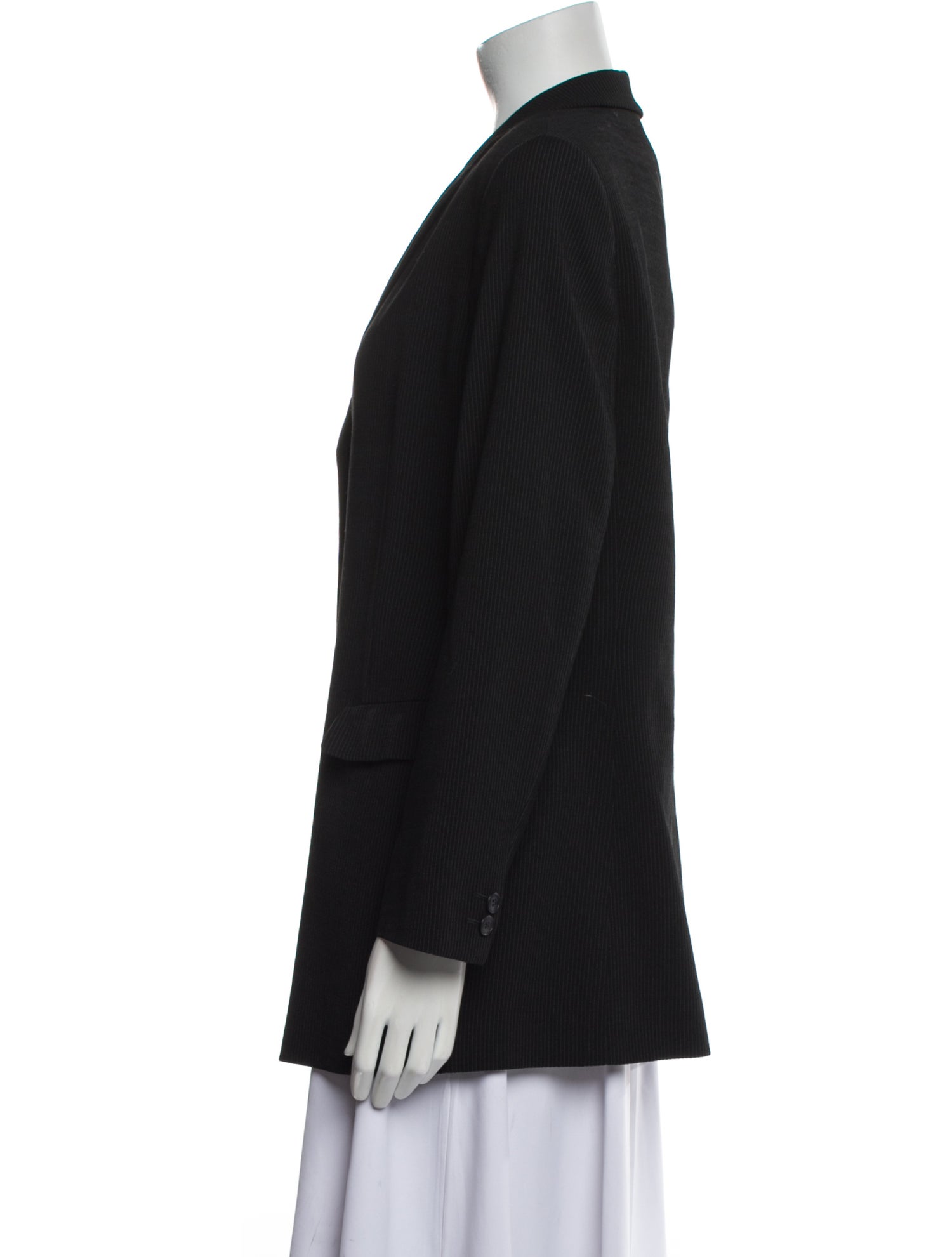 Giorgio Armani Virgin Wool Striped Blazer