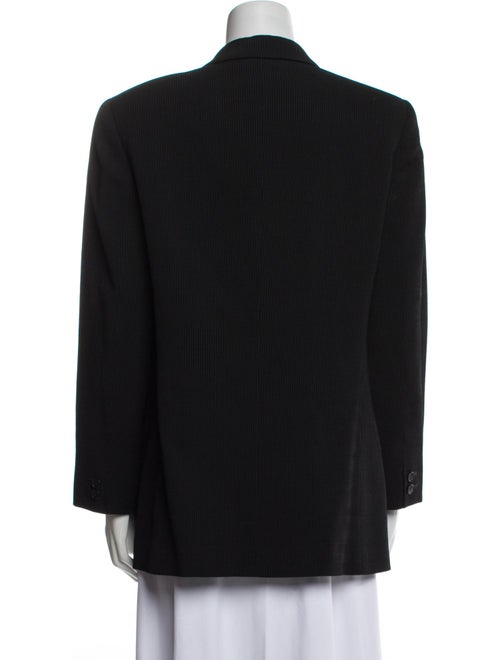 Giorgio Armani Virgin Wool Striped Blazer
