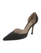 Giorgio Armani Satin D'Orsay Pumps