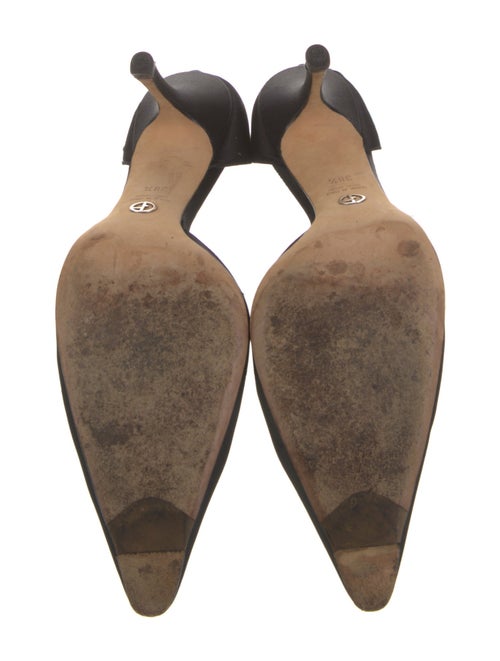 Giorgio Armani Satin D'Orsay Pumps