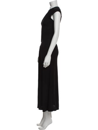 Giorgio Armani Crew Neck Long Dress