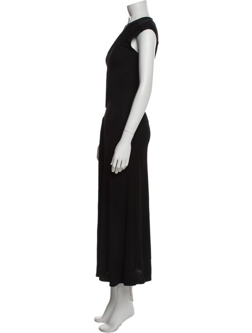 Giorgio Armani Crew Neck Long Dress