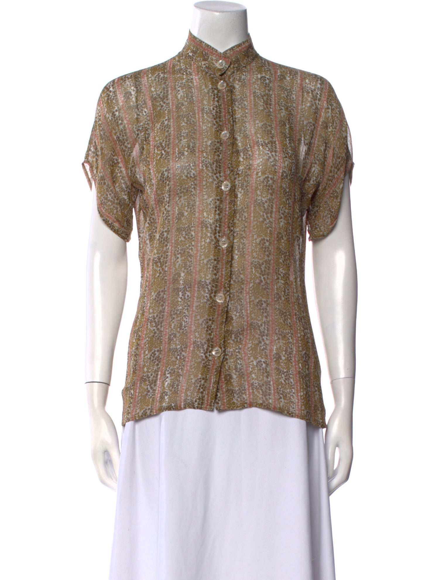 Giorgio Armani Vintage 1990's Button-Up Top