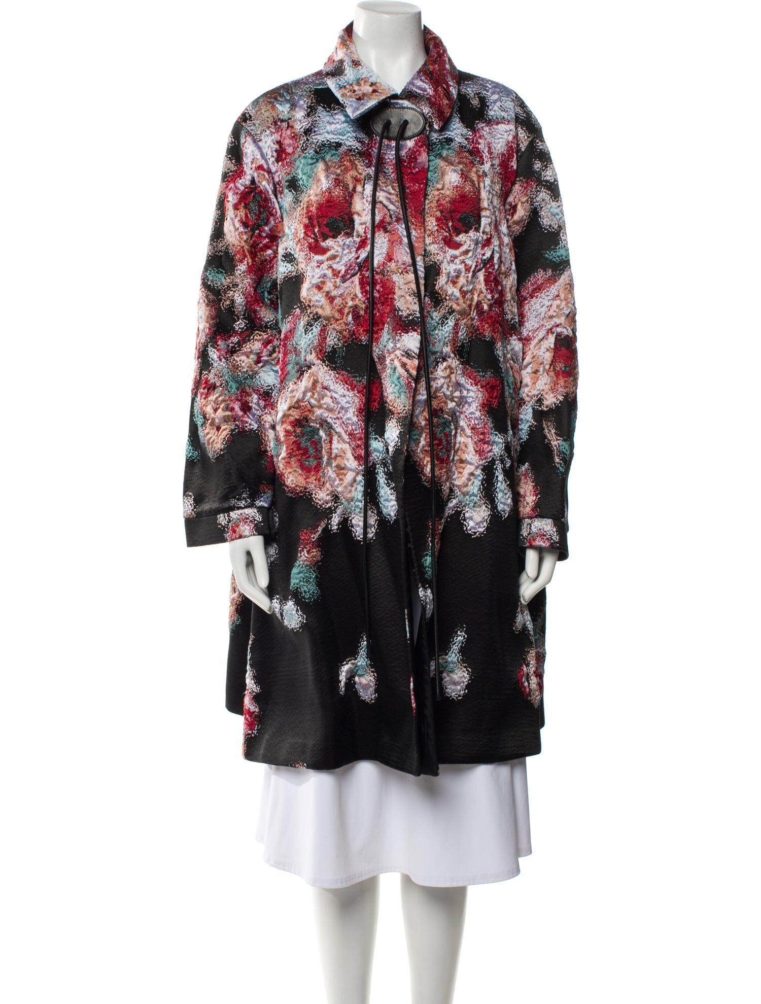 Giorgio Armani Floral Print Coat