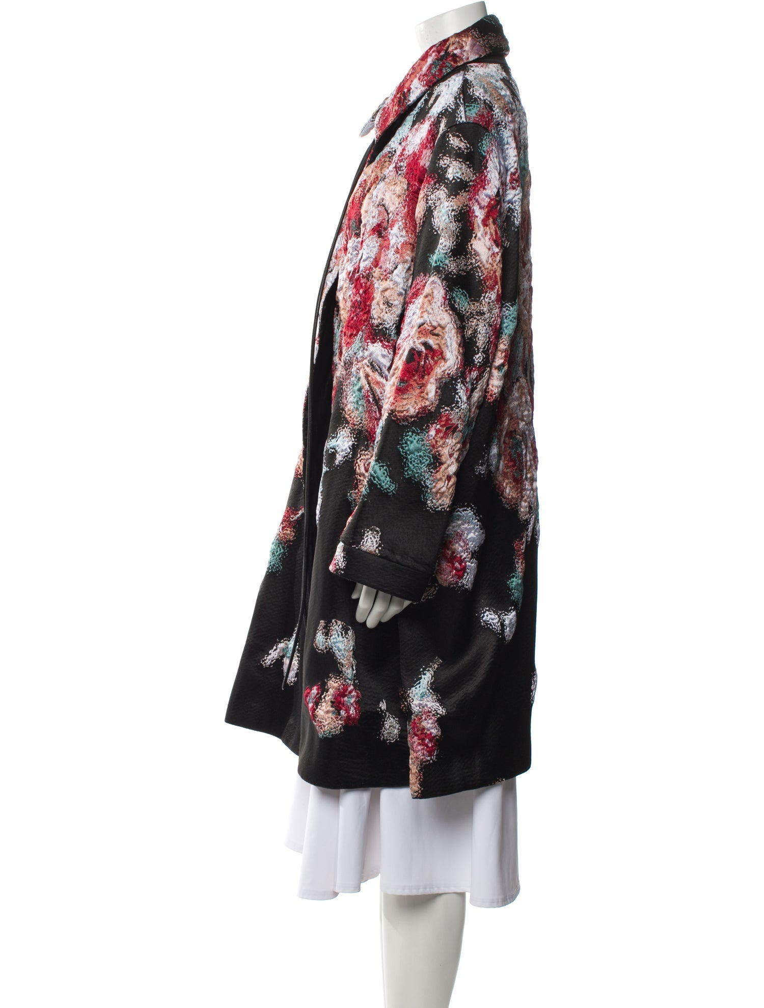 Giorgio Armani Floral Print Coat