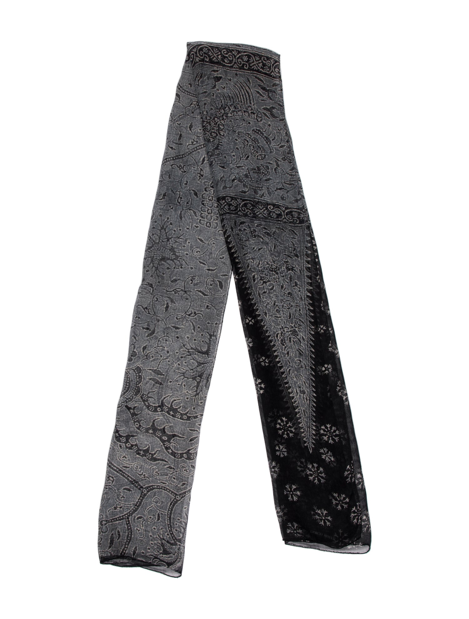 Giorgio Armani Silk Printed Scarf