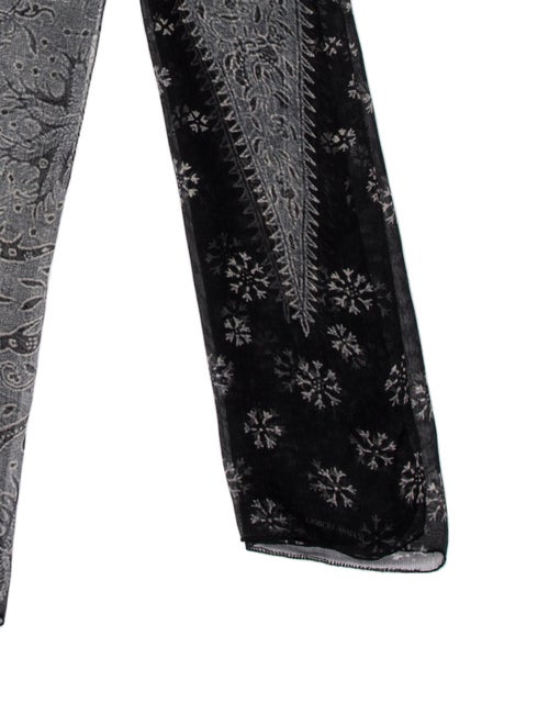 Giorgio Armani Silk Printed Scarf