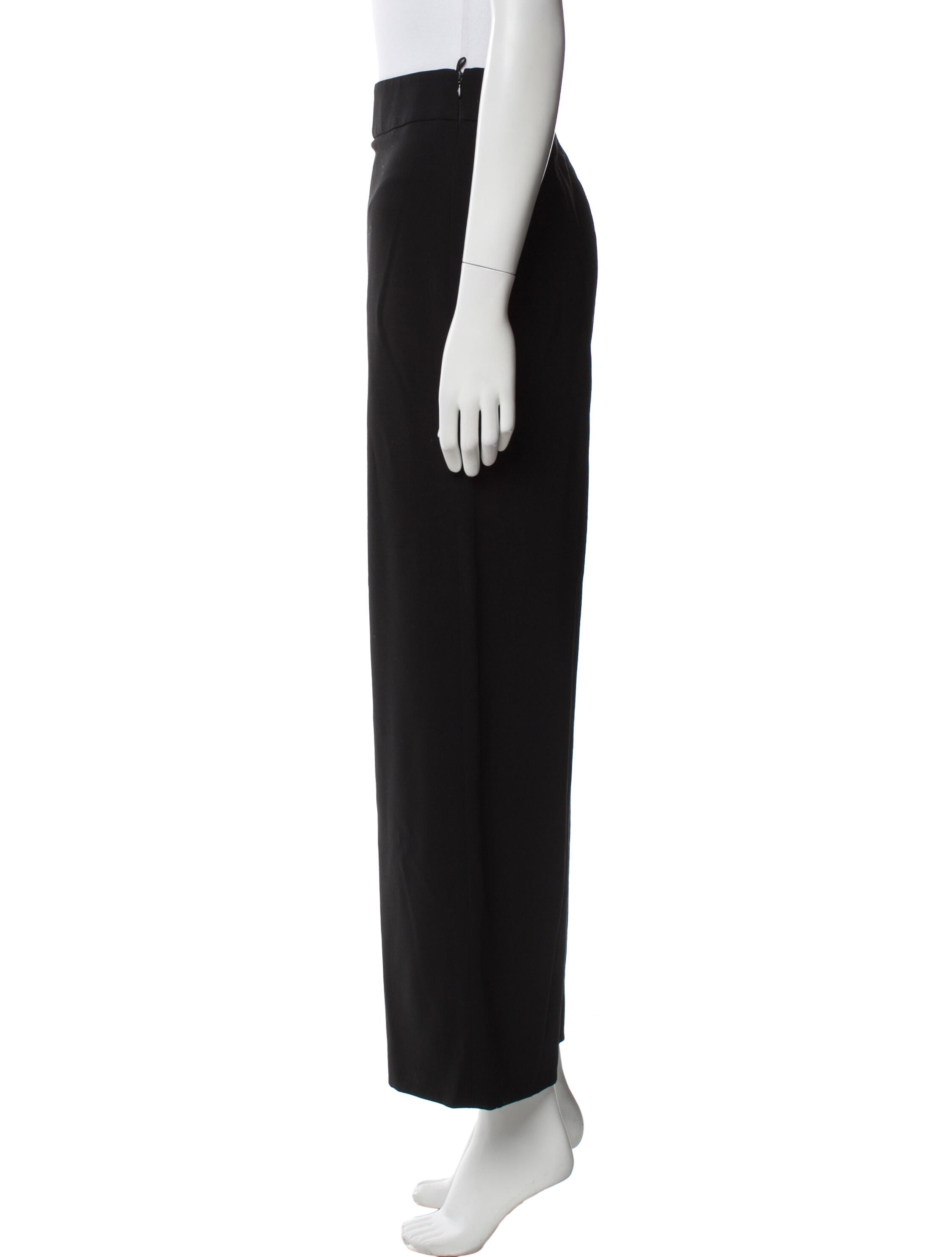 Giorgio Armani Silk Wide Leg Pants