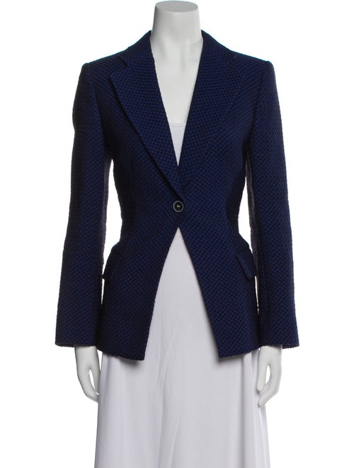 Giorgio Armani Plaid Print Blazer