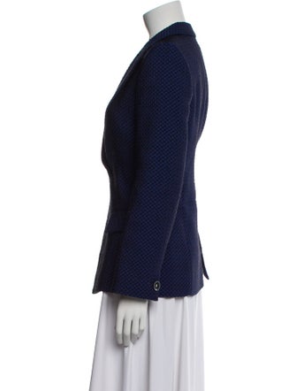 Giorgio Armani Plaid Print Blazer