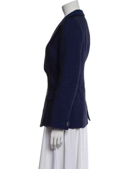 Giorgio Armani Plaid Print Blazer