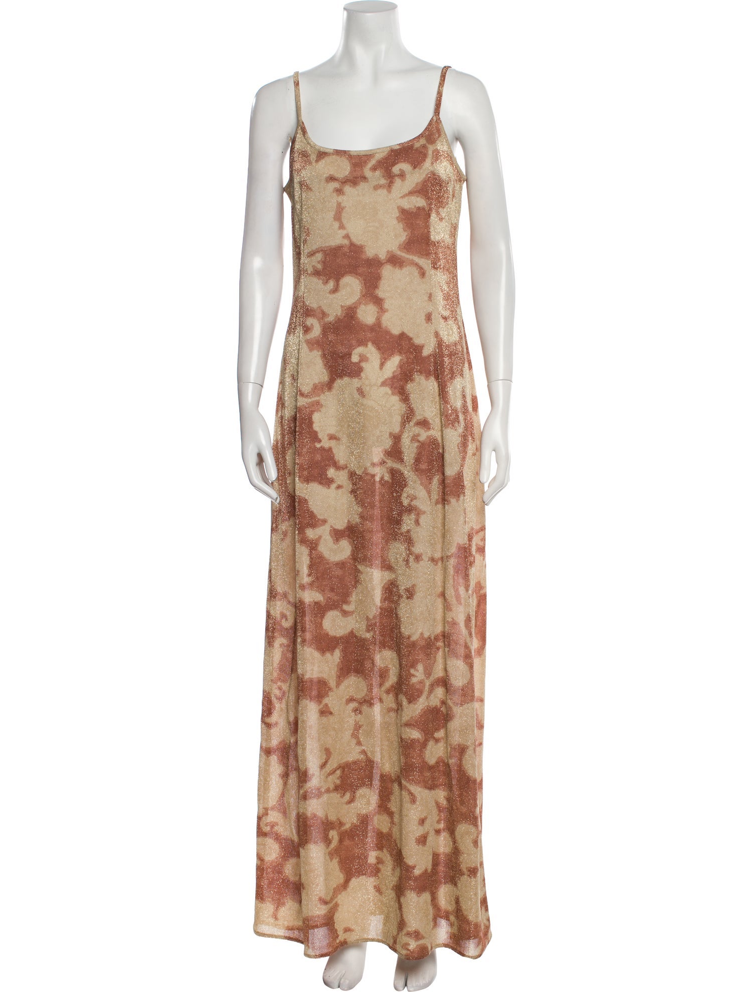 Giorgio Armani Floral Print Long Dress