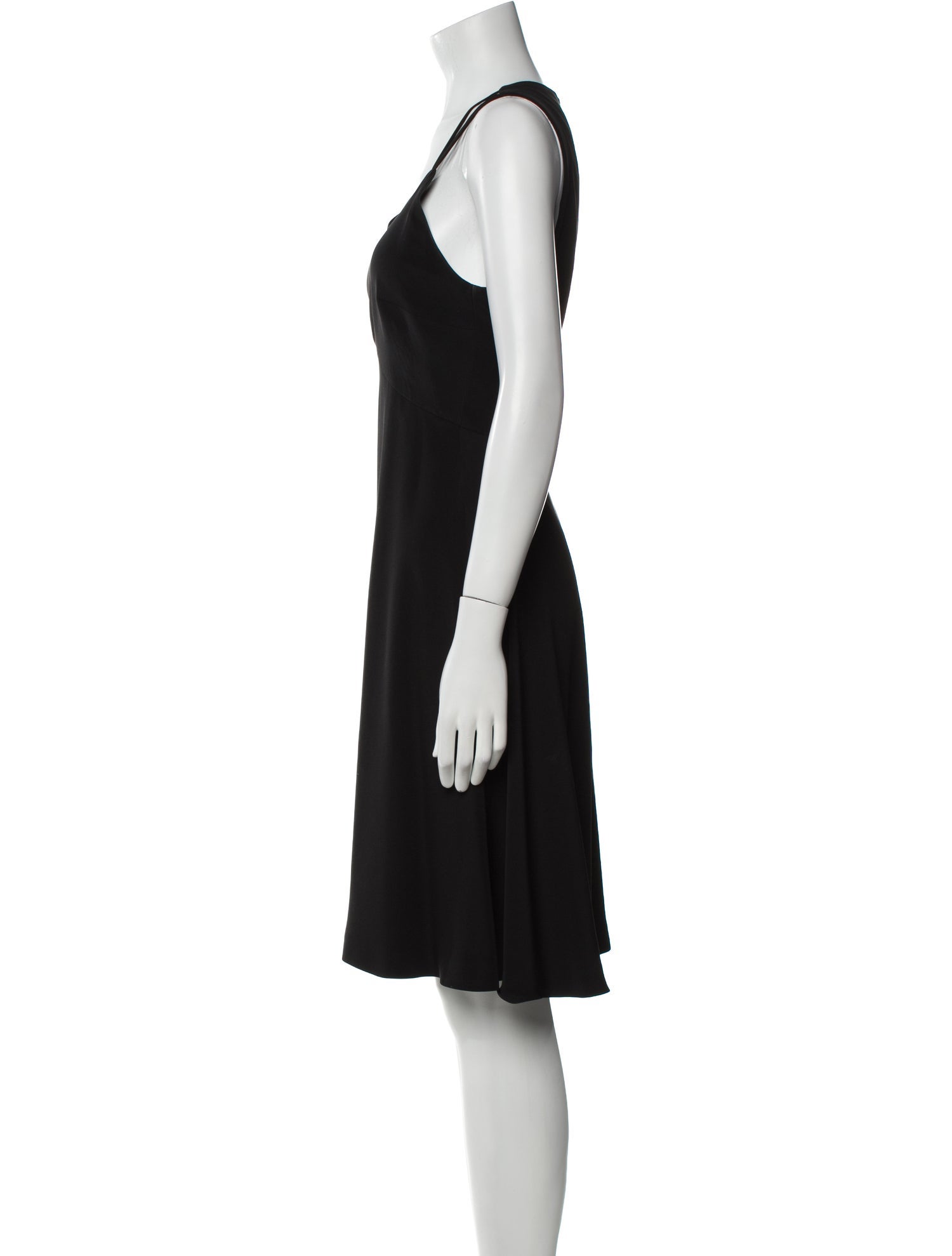 Giorgio Armani Scoop Neck Knee-Length Dress
