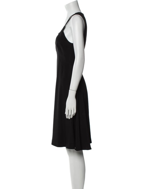 Giorgio Armani Scoop Neck Knee-Length Dress