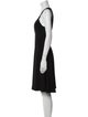 Giorgio Armani Scoop Neck Knee-Length Dress