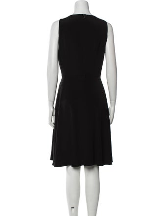 Giorgio Armani Scoop Neck Knee-Length Dress