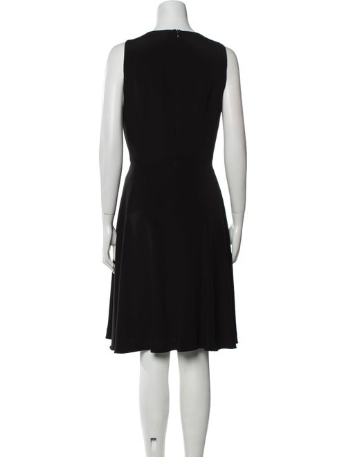 Giorgio Armani Scoop Neck Knee-Length Dress