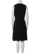 Giorgio Armani Scoop Neck Knee-Length Dress