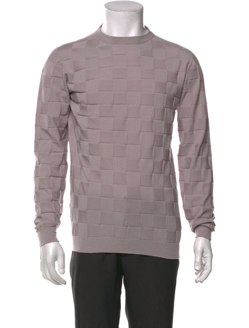 Giorgio Armani Virgin Wool Printed Henley