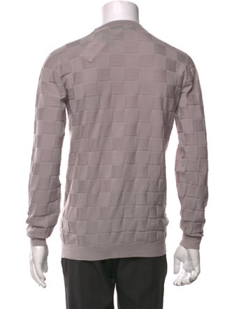 Giorgio Armani Virgin Wool Printed Henley
