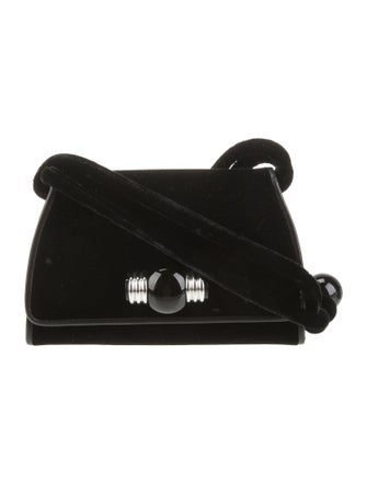 Giorgio Armani Velvet Shoulder Bag