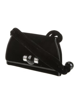Giorgio Armani Velvet Shoulder Bag