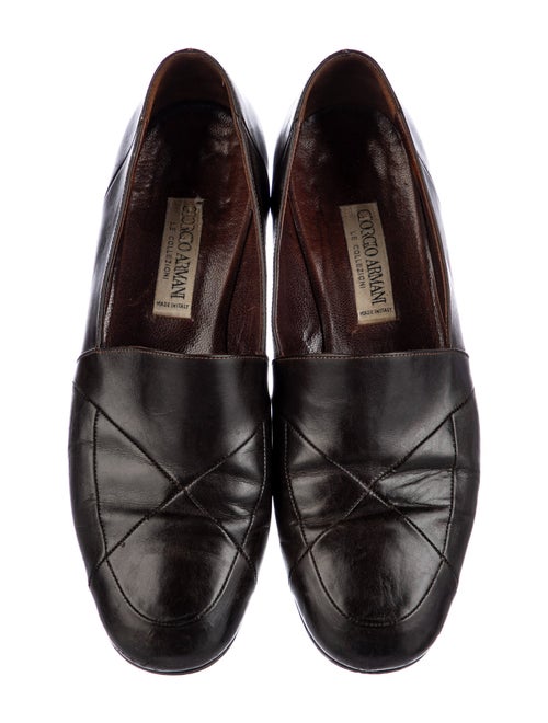 Giorgio Armani Leather Loafers