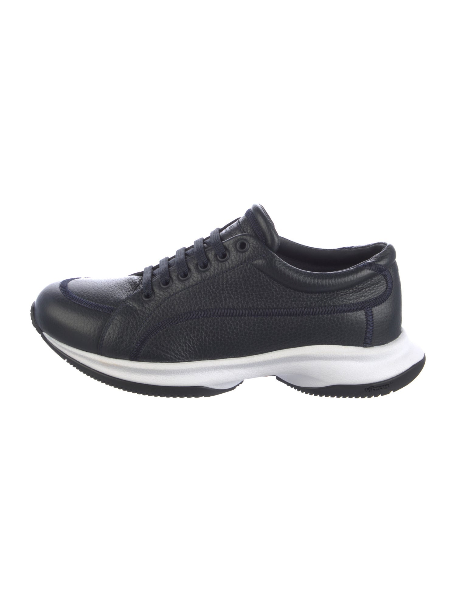 Giorgio Armani Leather Athletic Sneakers