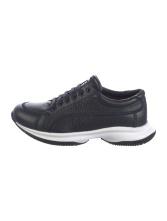 Giorgio Armani Leather Athletic Sneakers