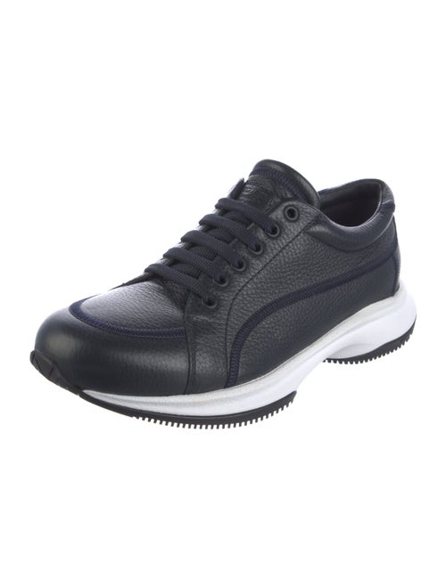 Giorgio Armani Leather Athletic Sneakers