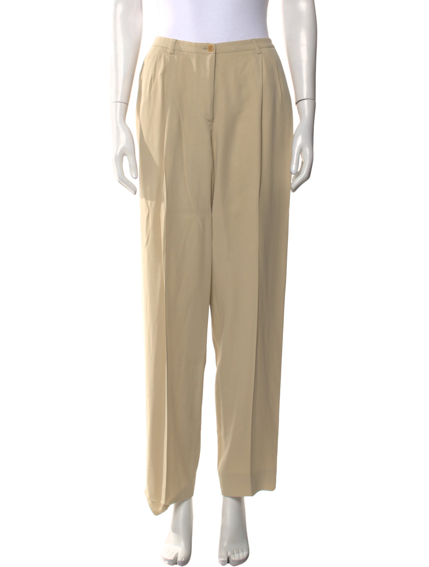 Giorgio Armani Wool Straight Leg Pants