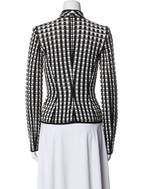 Giorgio Armani Plaid Print Evening Jacket