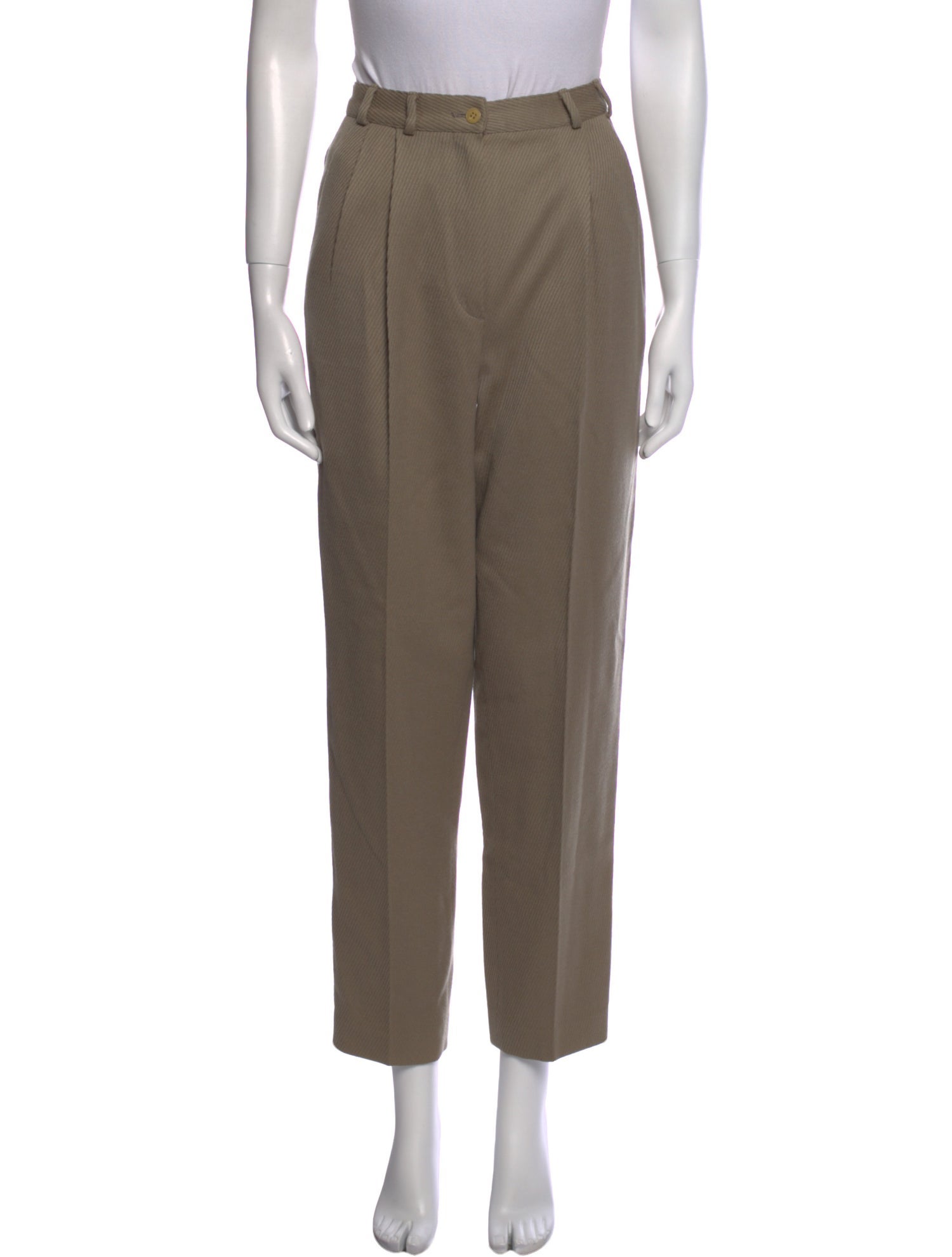 Giorgio Armani Wool Straight Leg Pants